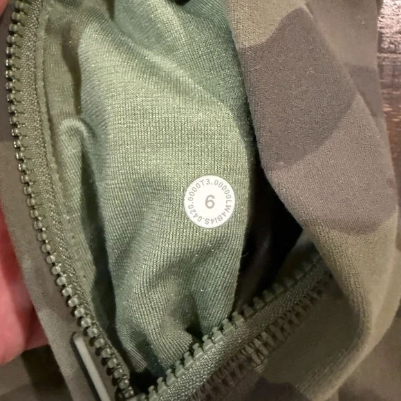 Lululemon Hooded Define Jacket Nulu Heritage 365 Camo Green Twill 6 - Picture 5 of 12